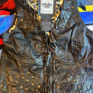 Harley-Davidson Leather Womens Vest